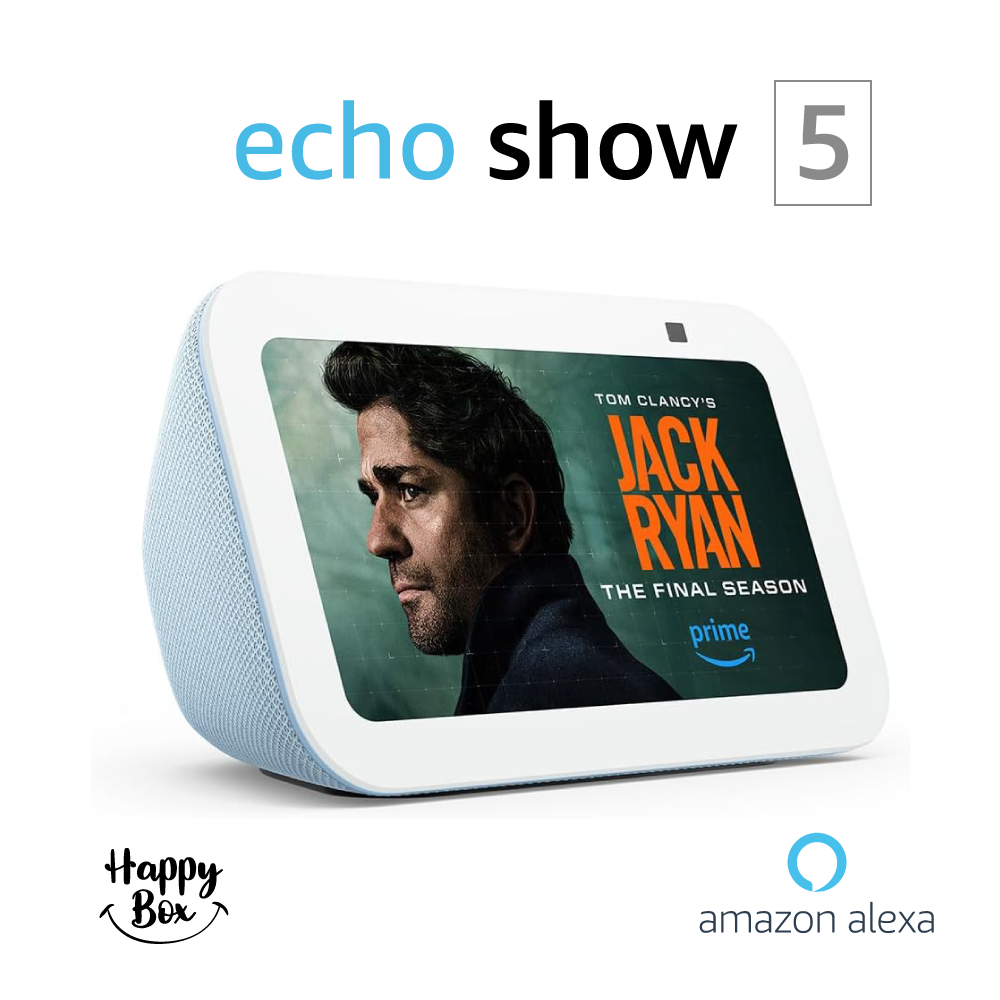 Echo Show 5 (3ra gen) | Alexa | Pantalla inteligente | Azul - Happy Box ...